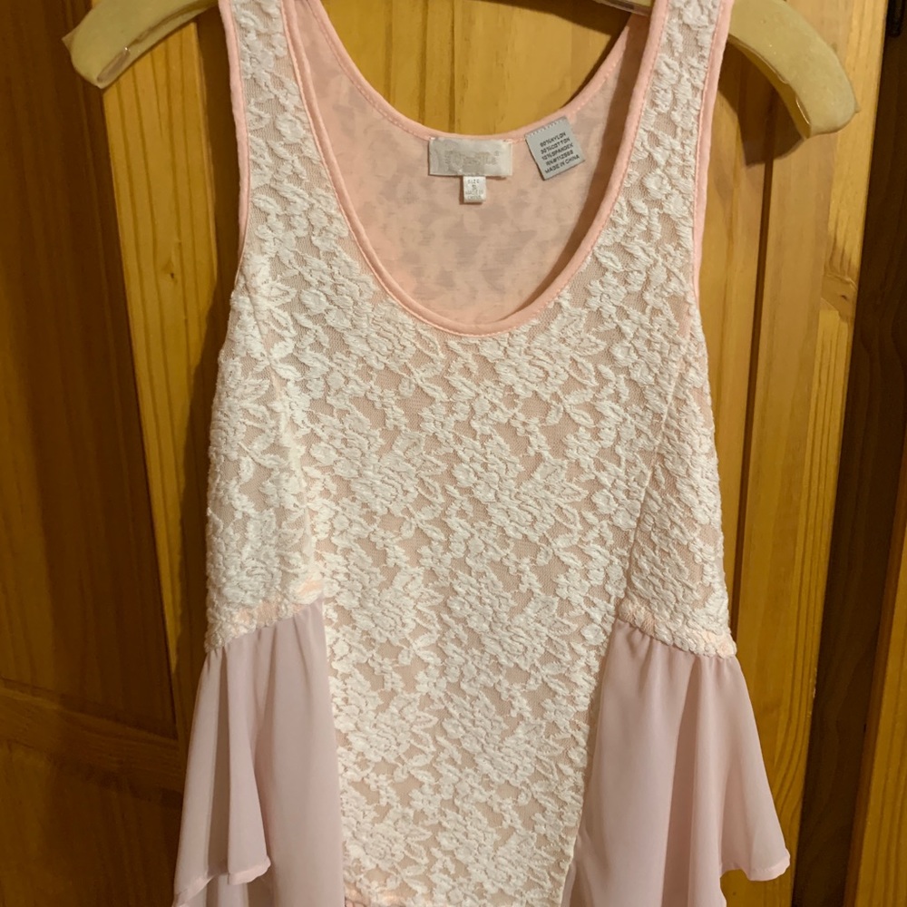 Miss Me soft pink tank